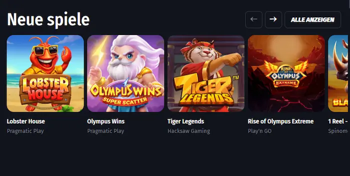 WinShark Spiele win